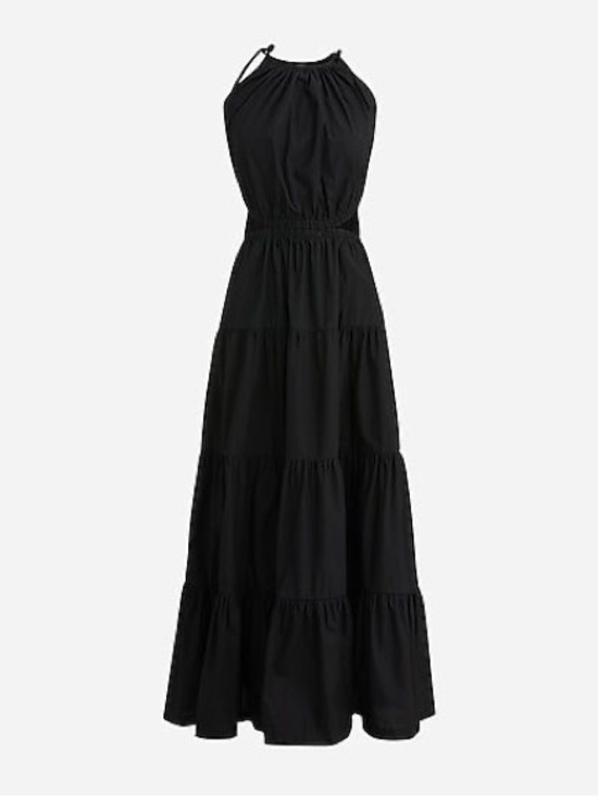 J. Crew Dresses & Skirts - J.Crew Black Harbor side-cutout dress - NWOT